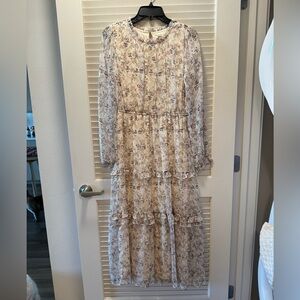 Floral Long Sleeve Dress